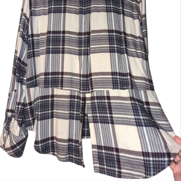 Cloth & Stone Plaid Button Down - Picture 3 of 14